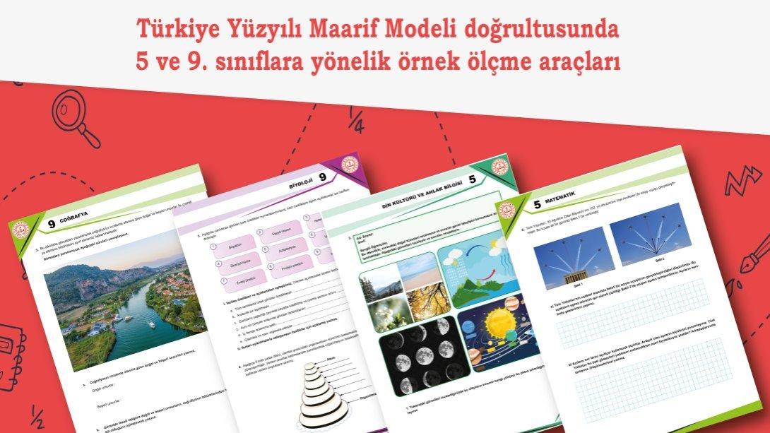 YENİ MÜFREDATA UYGUN ÖRNEK ÖLÇME ARAÇLARI YAYIMLANDI.