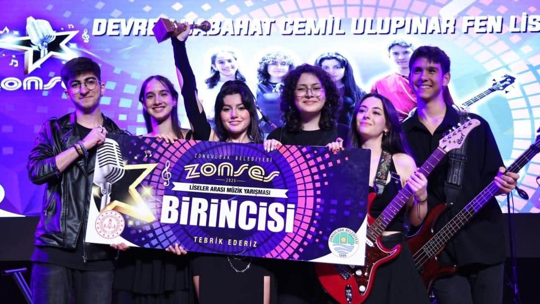 İlçemiz Okullarıdnan Sabahat-Cemil Ulupınar Fen Lisesi Öğrencileri Liseler Arası Müzik Yarışmasında Birinci Oldular.